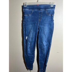 Women's Spanx Jean-ish Distressed Ankle Leggings Size Medium